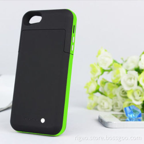 2,800mAh Rechargeable Battery Case for iPhone 5C, with Built-in LED Indicator